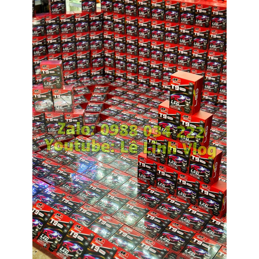 Đèn Pha Led Bi Mini T9 Pro  60W MA Racing Chính Hãng_Sáng Hơn Bi Cầu To 3.0 _ Lê Lĩnh Vlog
