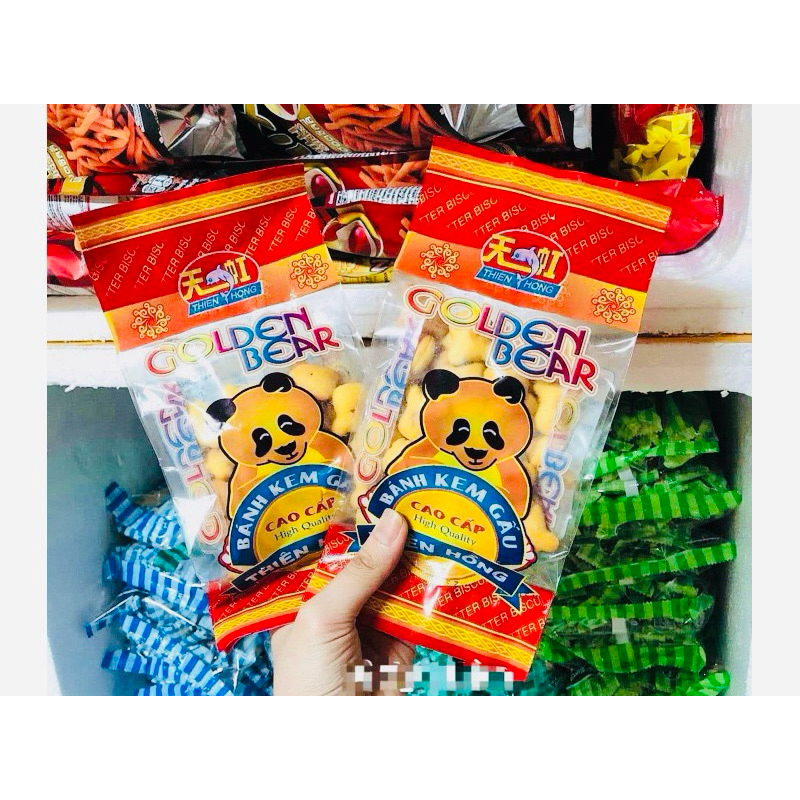 Bánh Kem Gấu Thiên Hồng Gói /100g