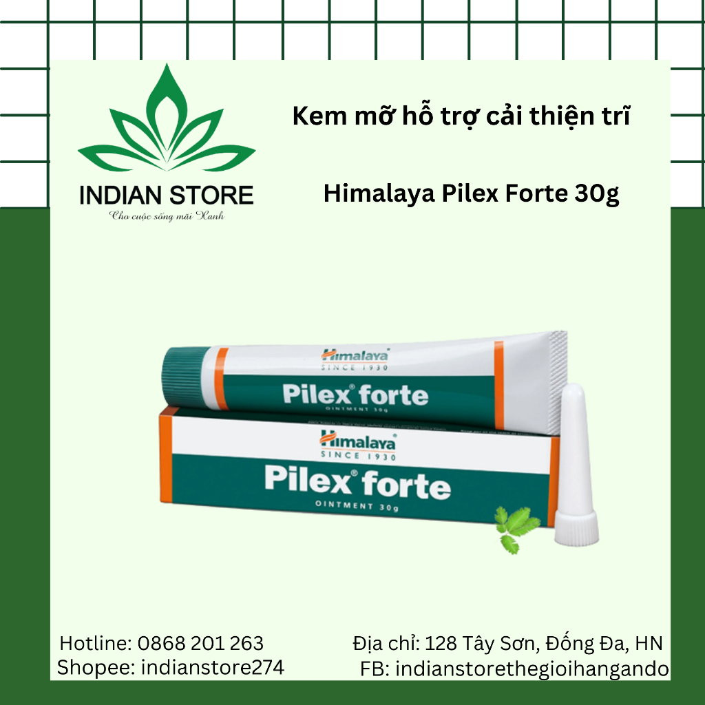 Kem mỡ hỗ trợ cải thiện trĩ Himalaya Pilex Forte Ointment 30g