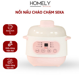 Nồi nấu cháo chậm cho bé ăn dặm SEKA GT69/GT69 dung tích 2L, 1L