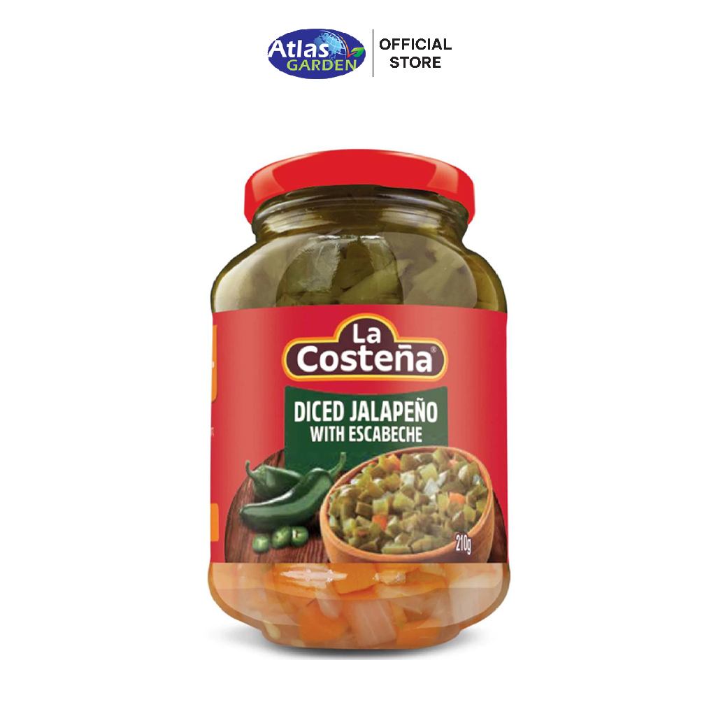 ỚT Cắt Hạt Lựu Ngâm - Diced Jalapeno with escabeche 210g