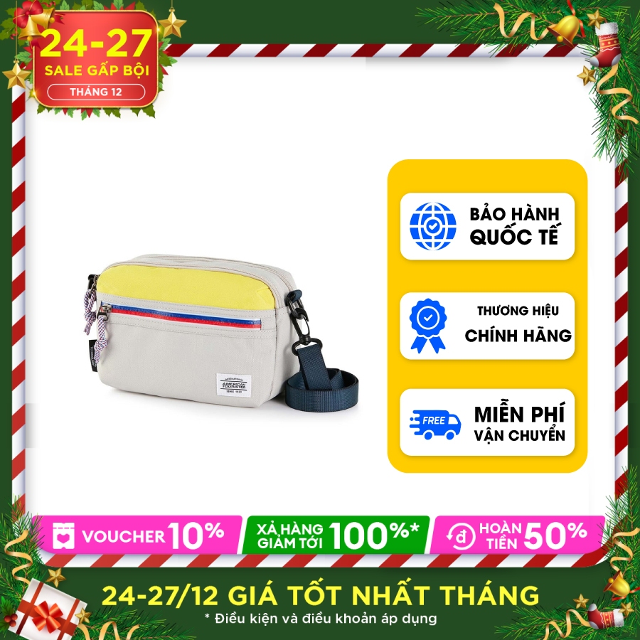 Túi đeo vai Blake AMERICAN TOURISTER : Vải và khóa kéo chống thấm nước