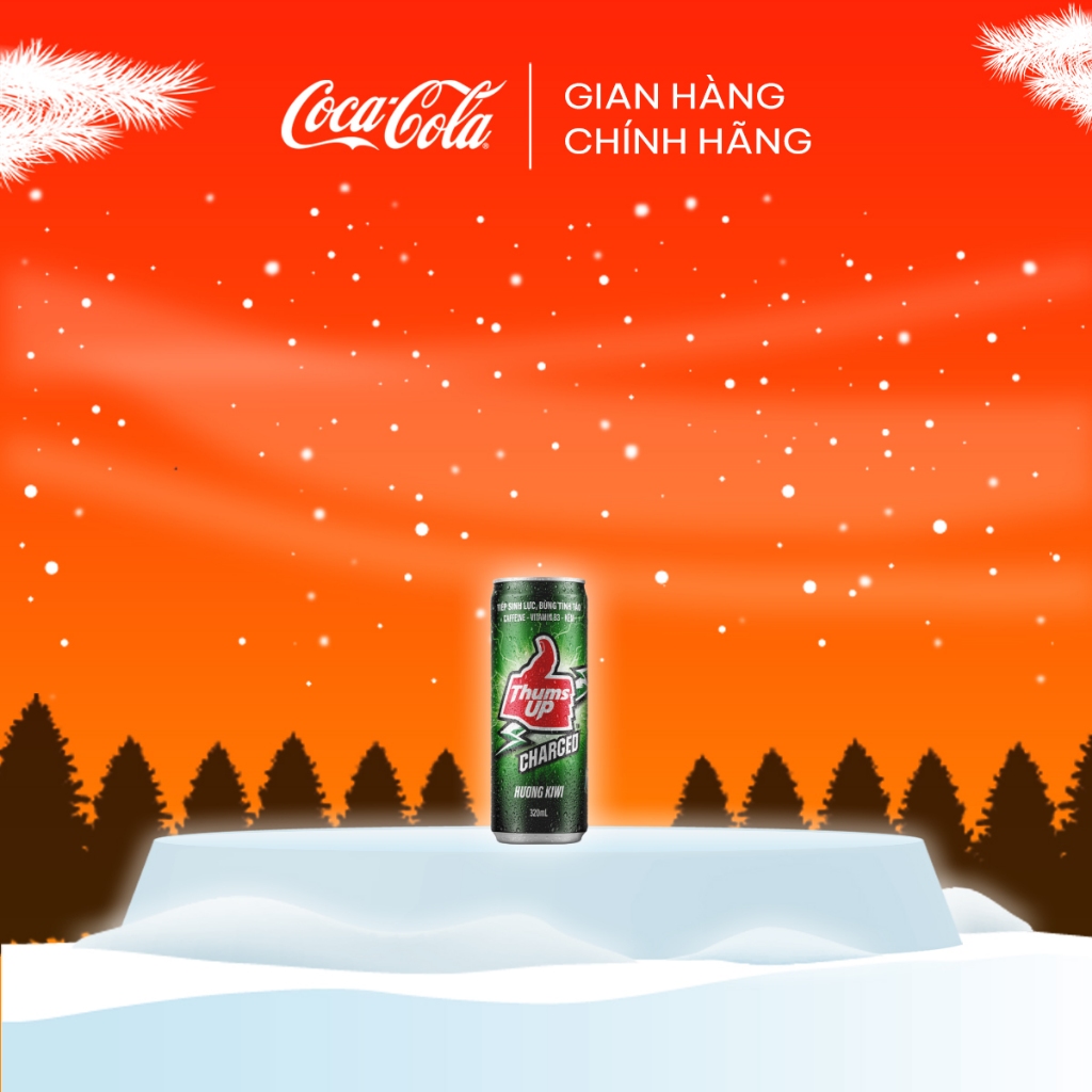 Lon Nước Giải Khát Thums Up Hương Kiwi 320ml