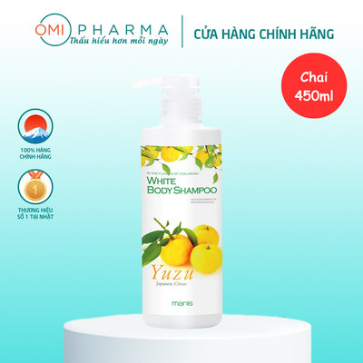 Sữa Tắm Manis Trắng Da Hương Chanh Yuzu S Select Nhật Bản (Chai 450ml)
