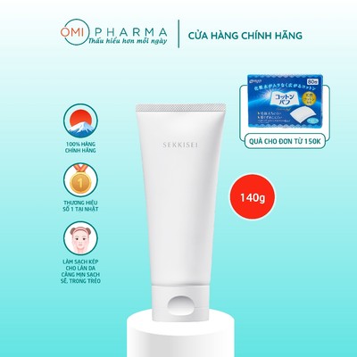 Gel Tẩy Trang Dịu Nhẹ Làm Sạch Sâu, Không Khô Da, Cho Da Nhạy Cảm Sekkisei Clear Wellness Kose Nhật Bản 140g