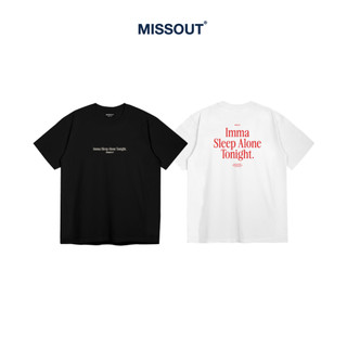 Áo Thun Sleep Alone Tee Missout - Black/White
