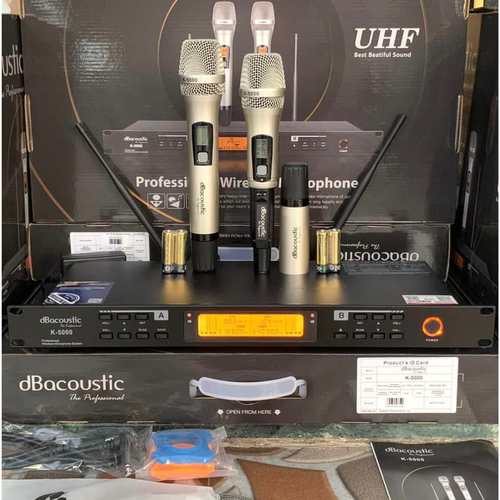 Mic không dây dBacoustic Micro 450ii - Micro không dây DBacoustic K5000  Hàng Chính Hãng