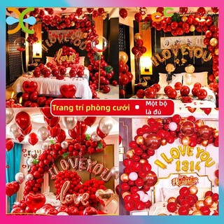 Set Bóng Trang Trí Phòng Cưới, Bóng Bay Trang Trí Phòng Cưới ，Trang trí phòng cưới ，Đồ cưới Bóng Set