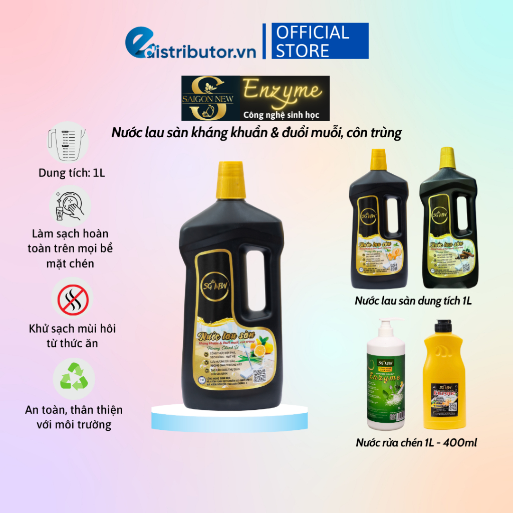 Nước rửa chén - nước lau sàn SGNew  - Hàng chính hãng