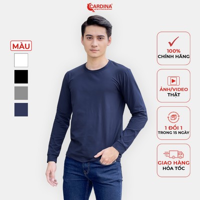 Áo giữ nhiệt nam CARDINA chất liệu cao cấp co giãn tốt thân thiện với làn da 3AHM01 4AHM01