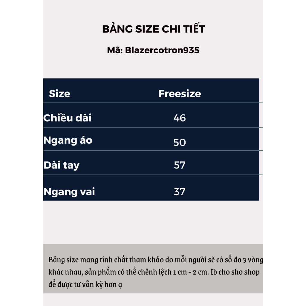 Áo khoác vest blazer trơn khuy đồng cổ tròn - 247store.vn - Blazercotron935_P5K10