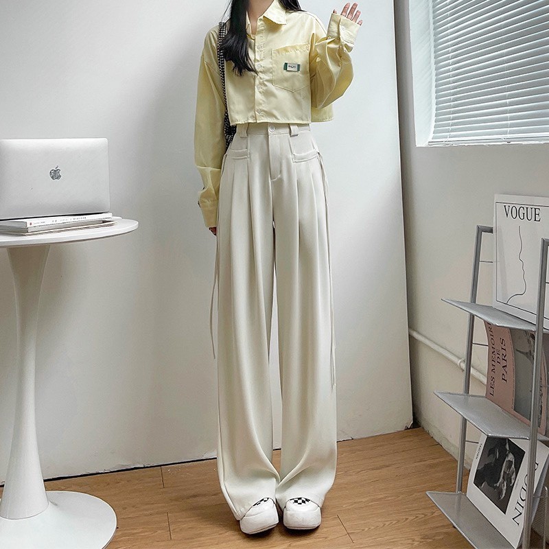 Quần suông túi ngang buộc dây phong cách ulzzang quan265_p4k18
