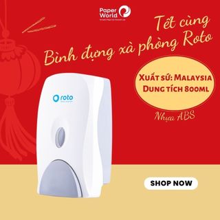 Bình đựng xà phòng treo tường ROTO RT800