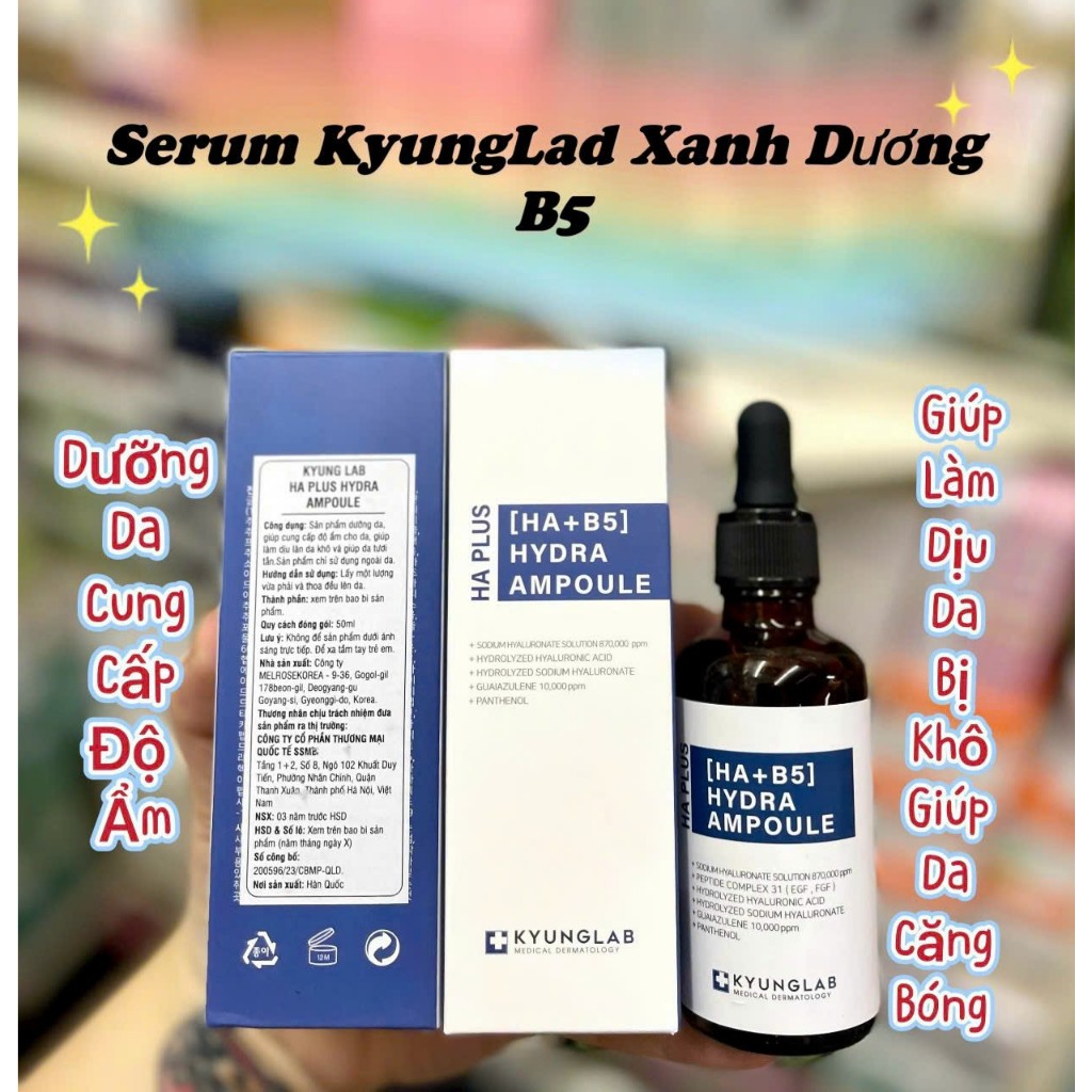 Serum Cấp Độ Ẩm Căng Bóng Kyunglab B5