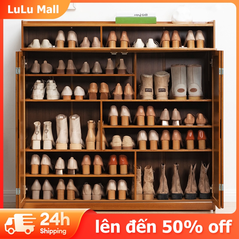 LuLu Tủ Giày Gỗ Kệ Giày thoáng khí không mùi sang trọng hiện đại