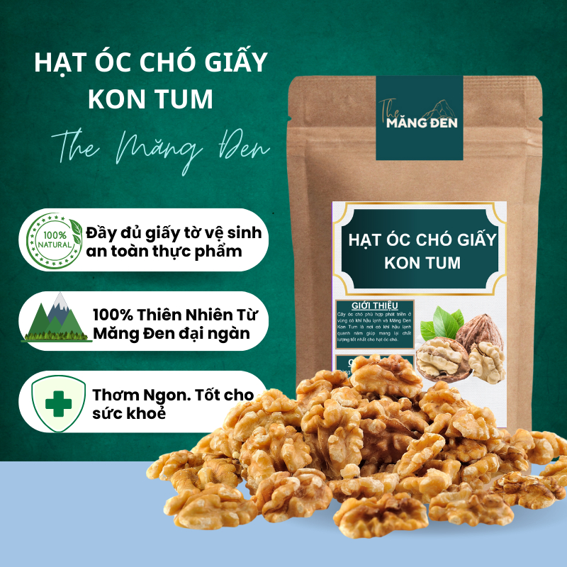 Hạt Óc Chó Giấy The Măng Đen 250g Đặc Sản Măng Đen Kon Tum