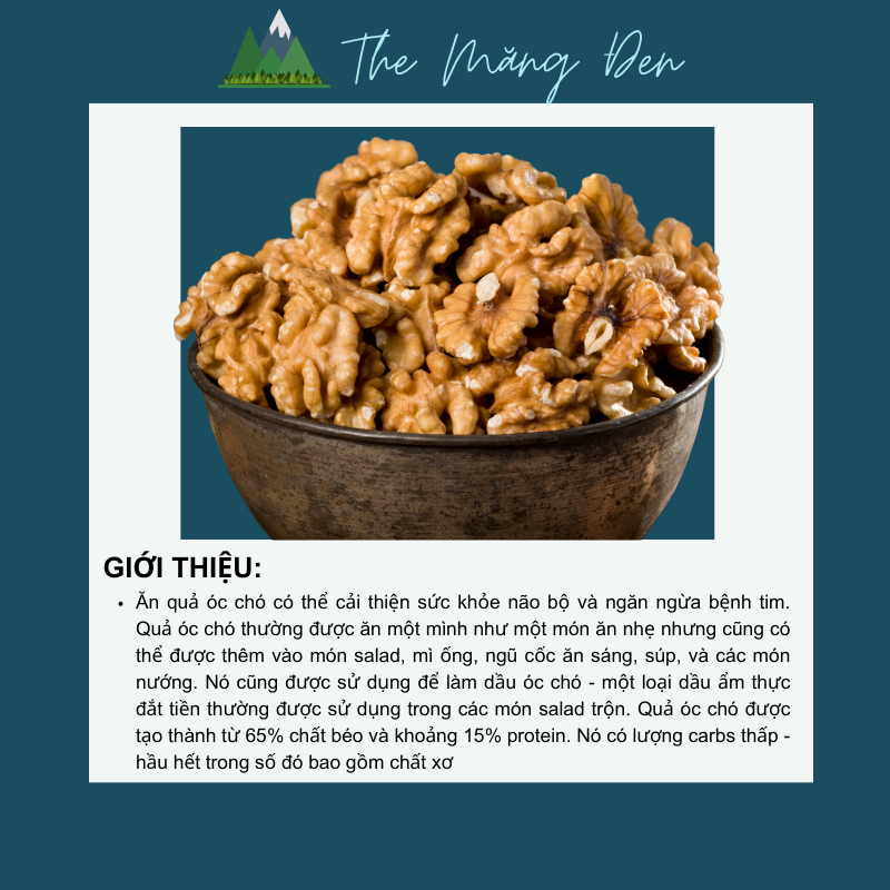 Hạt Óc Chó Giấy The Măng Đen 250g Đặc Sản Măng Đen Kon Tum