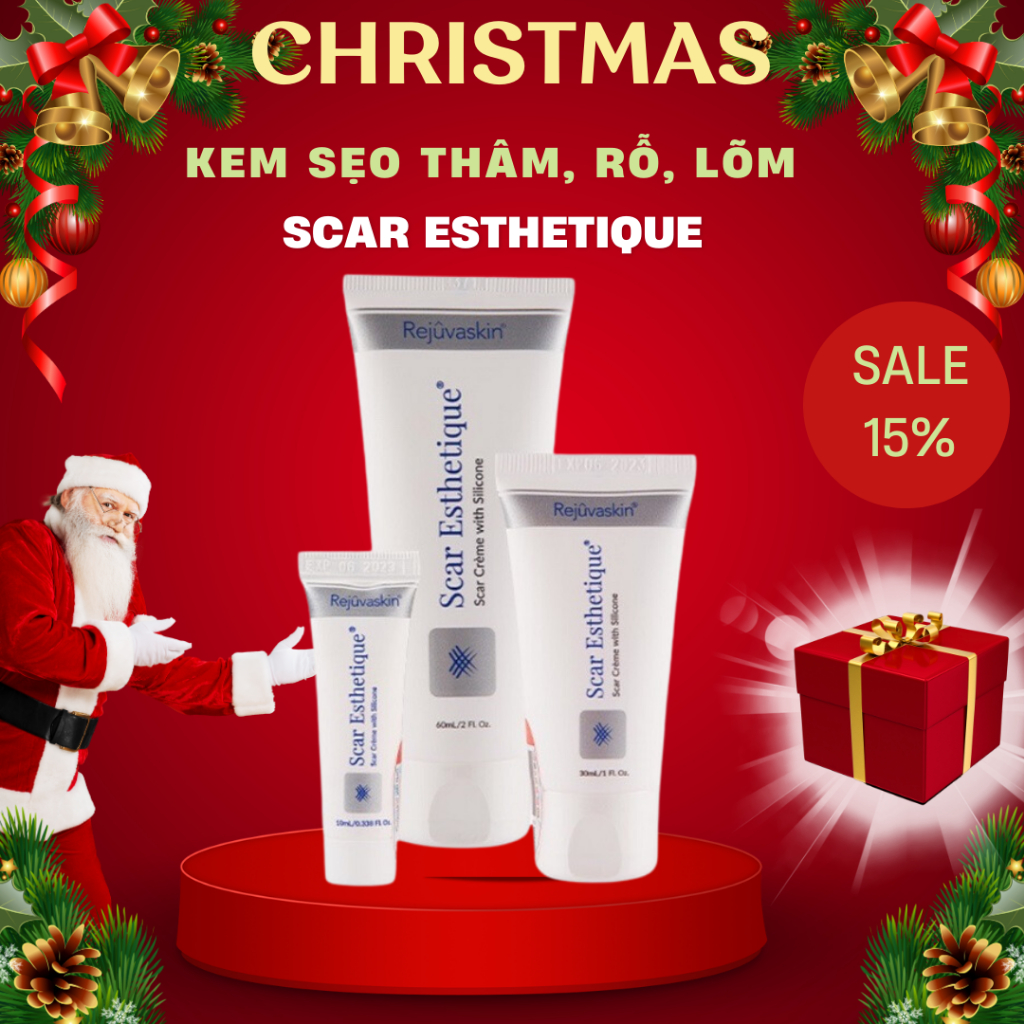 Kem Sẹo Scar Esthetique, xoá sẹo Thâm, lấp đầy Sẹo Rỗ, Sẹo Lõm của hãng Rejuvaskin