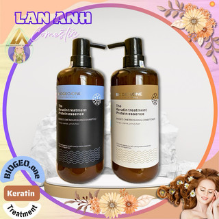 Bộ dầu gội xả siêu thơm BIOGEO.ONE 800ml Dưỡng tóc mềm mượt, Phục hồi tóc khô sơ, Chống ngứa, rụng tóc Hương nước hoa