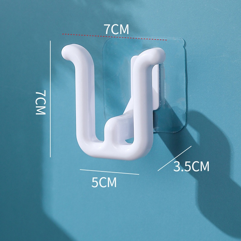 Móc Dán Tường Treo Giày Dép, Treo Đồ Chữ U  - Giá Móc Giày Dép Treo Tường Nhà Tắm, Nhà Bếp