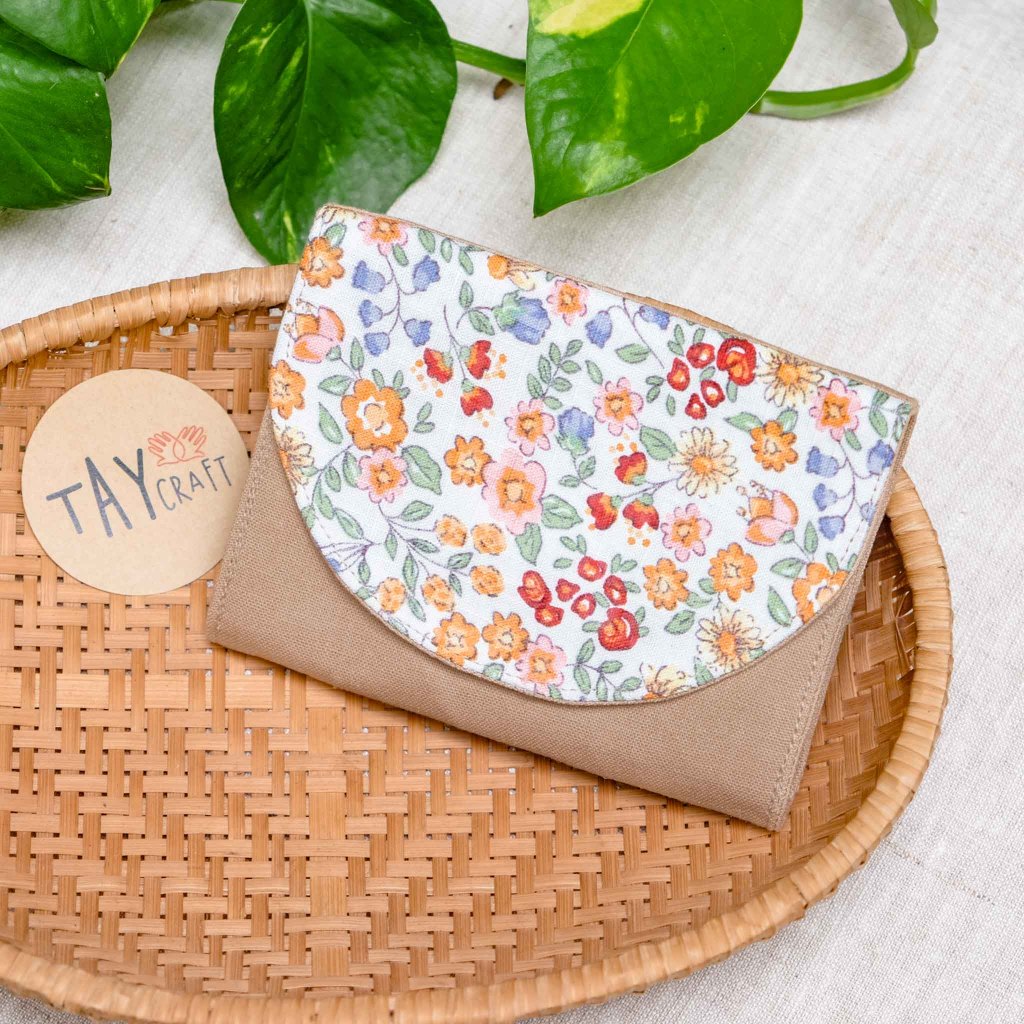 Ví mini cầm tay handmade có nắp gập