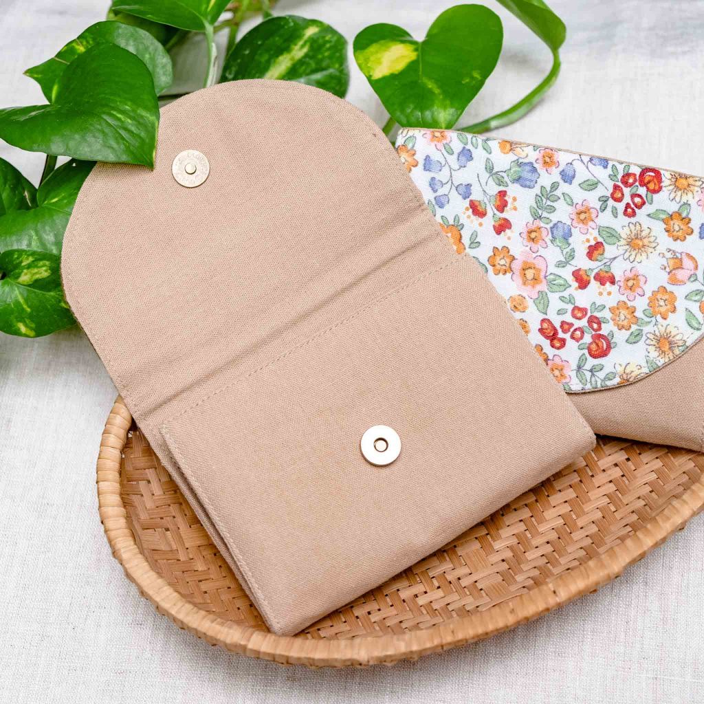 Ví mini cầm tay handmade có nắp gập