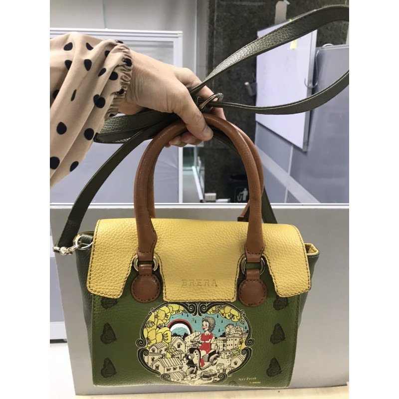 Túi si da thật Brera