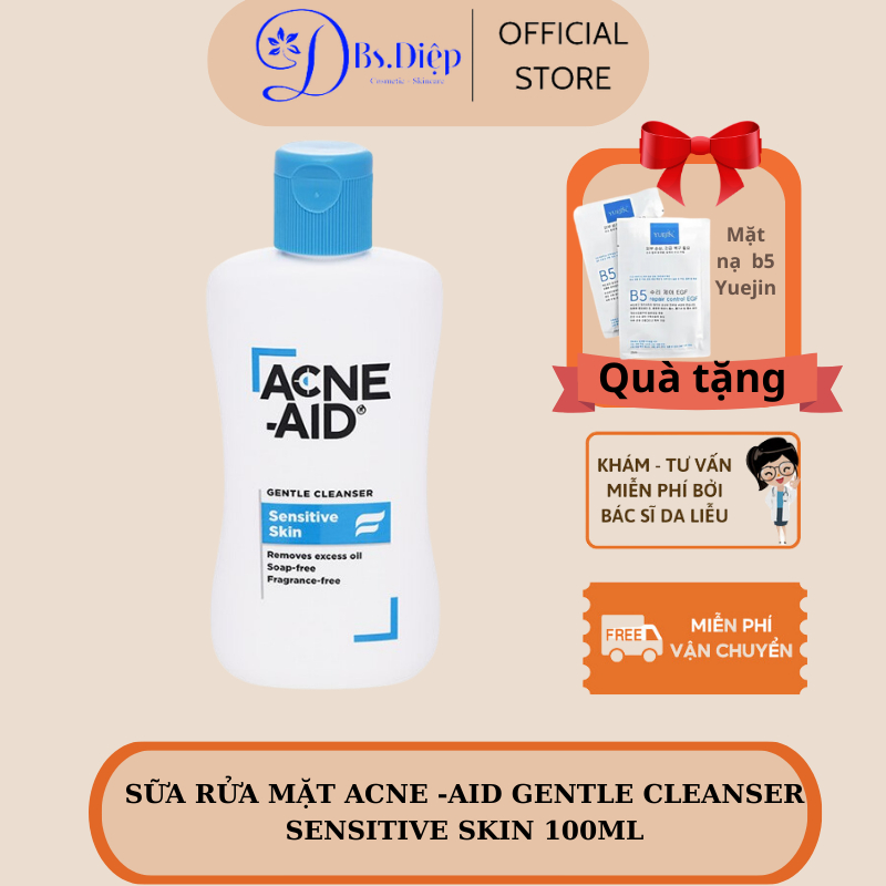 Sữa rửa mặt Acne-Aid Gentle Cleanser Sensitive Skin 100ml