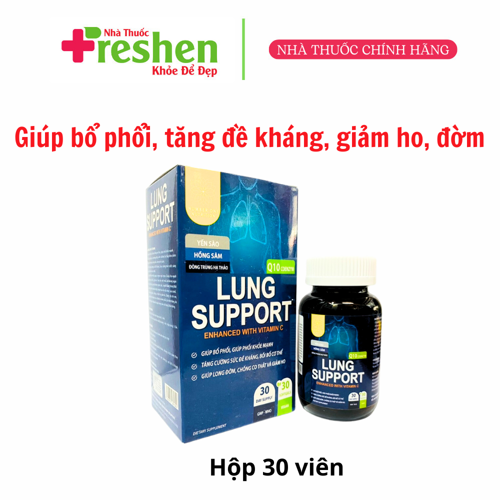 Bổ phổi LUNG SUPPORT tăng cường chức năng phổi