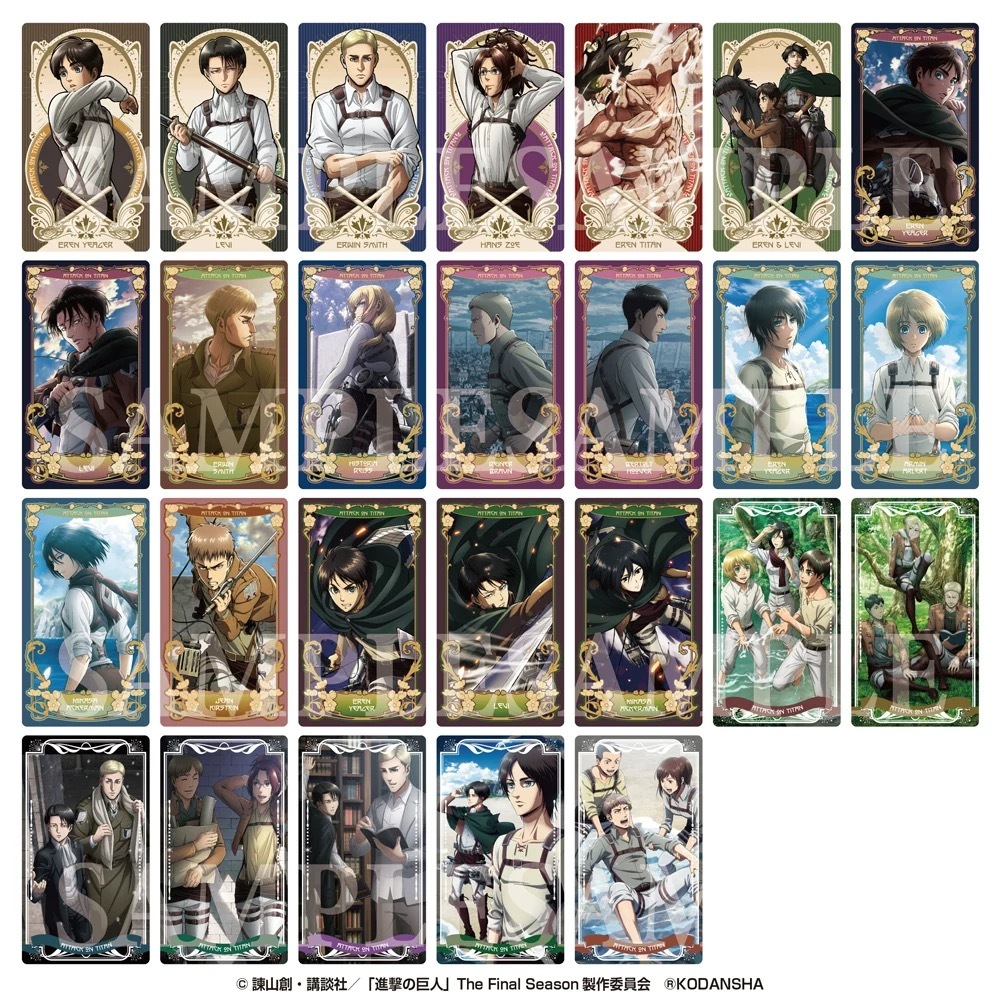 Gói Thẻ Nhân Phẩm Attack On Titan Arcana Cards