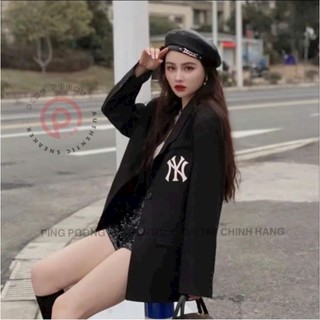 Áo khoác vest thêu LOGO NYC cao cấp sang chảnh