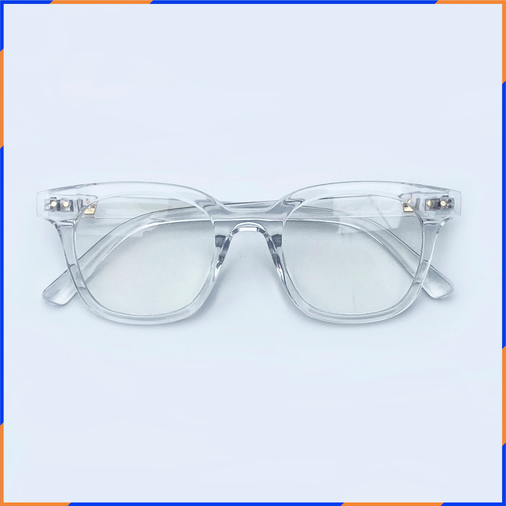 Mắt kính thời trang nam nữ màu trắng