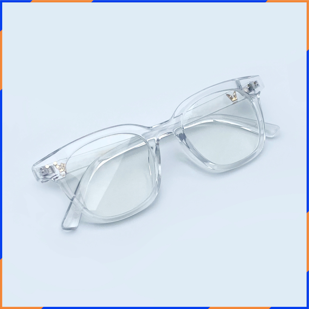 Mắt kính thời trang nam nữ màu trắng