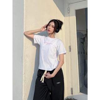 Áo baby tee, in chữ LOVE YOURSELF, áo thun nữ, 100% cotton, co giãn 4 chiều