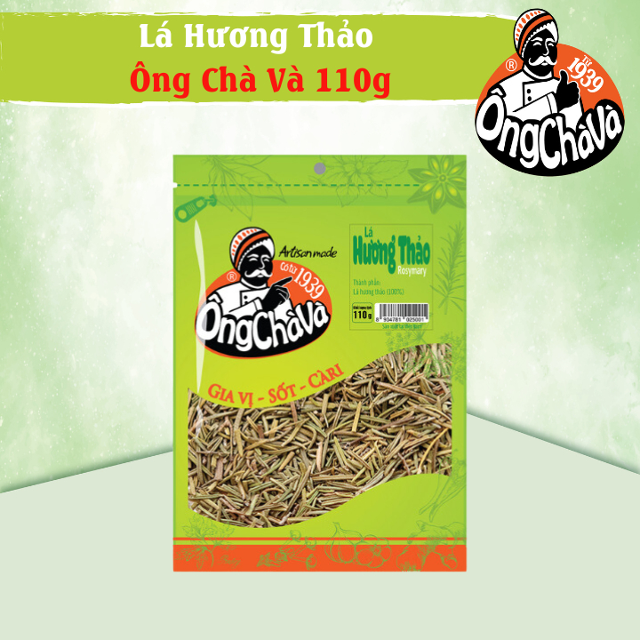 Lá Hương Thảo Ông Chà Và 110g - Túi zip (Rosemary)