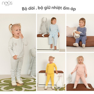 Bộ dài, bộ giữ nhiệt Nous chất liệu mềm mại, co giãn tốt cho bé từ 2-6Y