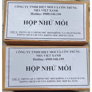Free ship - hộp nhử mối gỗ thông trắng- hộp dẫn dụ bắt mối diệt trừ mối - diệt mối sinh học pmc90