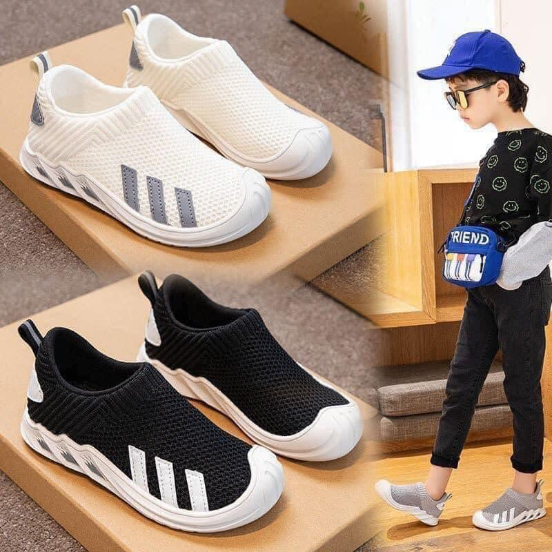 Giày lười trẻ em giày cổ chun co giãn thoáng khí thời trang thể thao hàng cao cấp hcom978