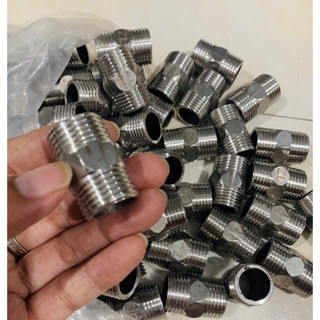 Kép ren 21 inox 304 ,Lắp bồn cầu,bồn rửa mặt ,bình nóng lạnh ren ngoài 21