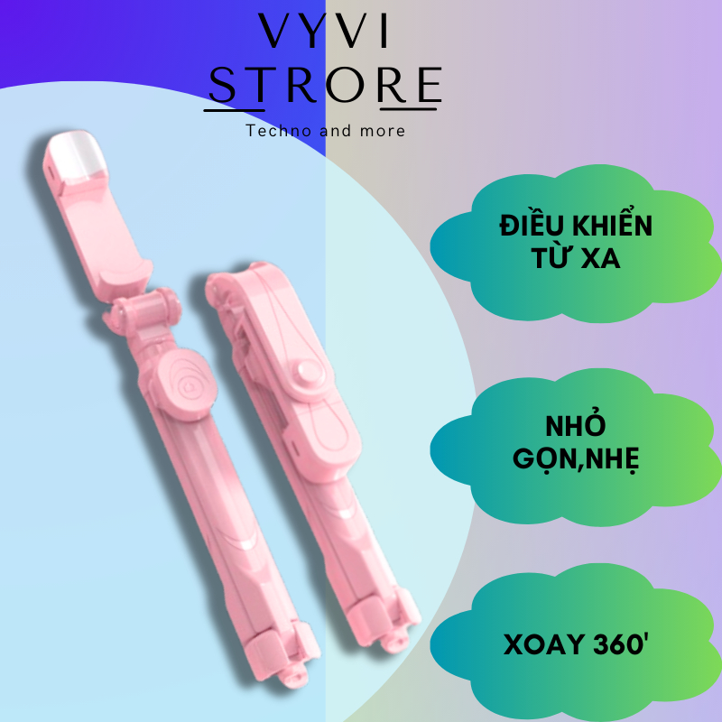 gậy chụp ảnh 3 chân - Prami - Gậy chụp ảnh có led siêu đẹp