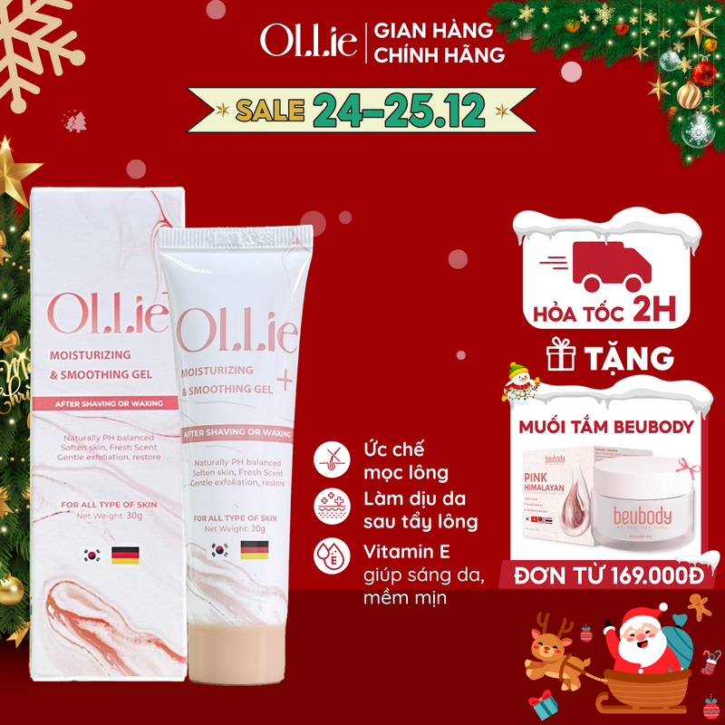 Tinh chất dưỡng da sau tẩy lông làm dịu da, mềm mịn và làm chậm quá trình mọc lông chiết xuất thiên nhiên