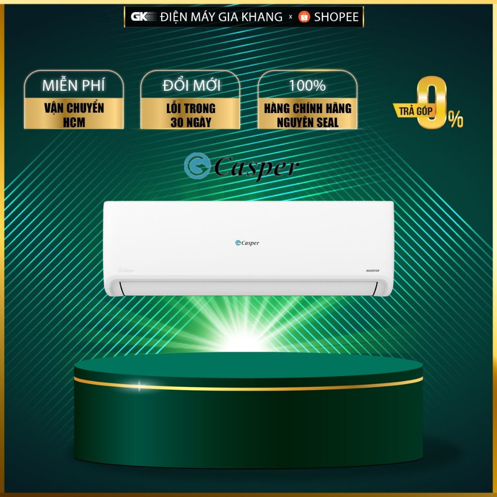 GC-12IS35 - MIỄN PHÍ CÔNG LẮP ĐẶT - Máy Lạnh Casper Inverter 1.5HP GC-12IS35 - BẢO HÀNH CHÍNH HÃNG