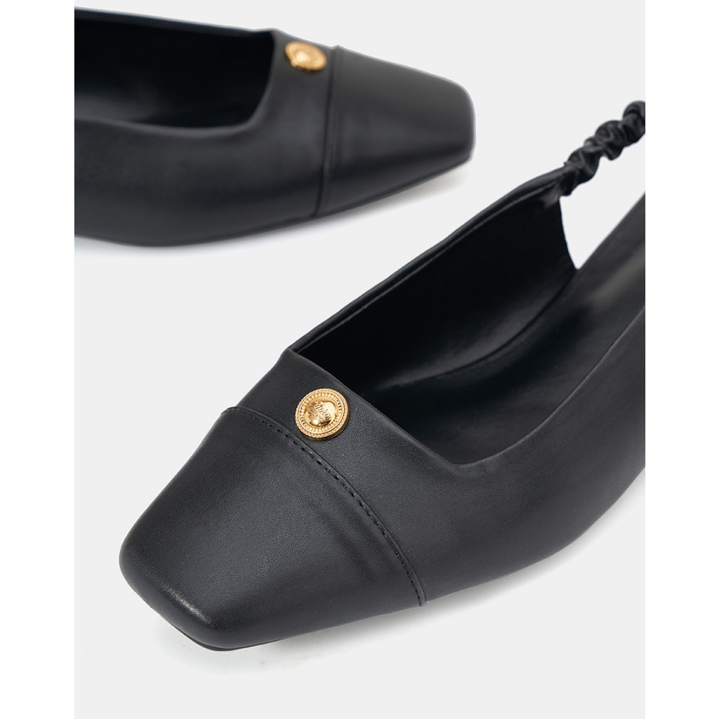 Giày Búp Bê Nữ 3cm Thời Trang JUNO Nhún Hậu BB03119