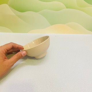 Chén Cơm, Chè Nhựa Melamine Màu Nâu