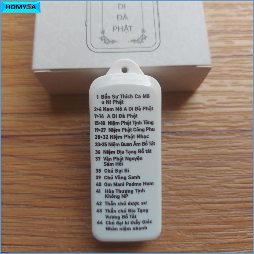 Máy niệm Phật mini YN-01 có Sẵn bài niệm Phật trong máy hoặc chép thẻ - Có dây đeo cổ Khe thẻ nhớ Jack tai nghe