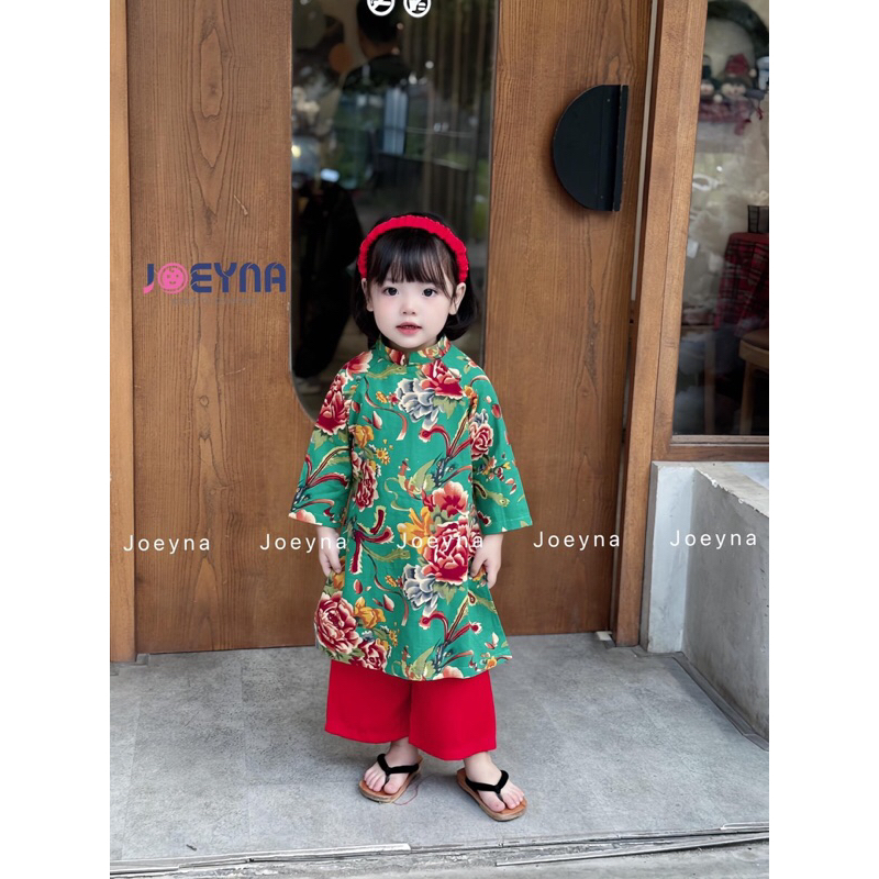 Áo dài công phượng bé trai bé gái