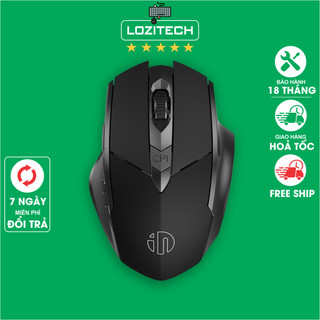 Chuột máy tính không dây gaming INPHIC PM6  chuột wireless chơi game pin sạc chống ồn - ZENDOTECH