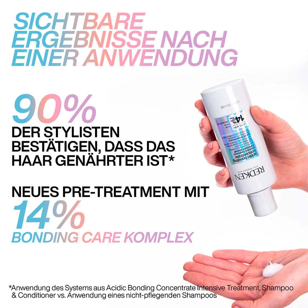 Tinh Chất Phục Hồi Cấu Trúc Tóc Chuyên Sâu REDKEN Acidic Bonding Concentrate Intensive Pre-Treatment 150ml