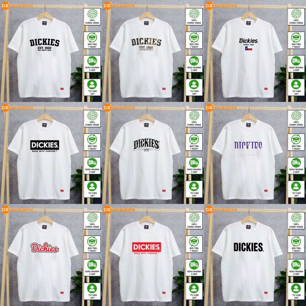 Tshirt dickies - Áo phông dickies nam nữ