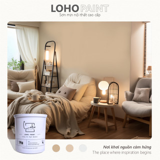  Sơn tường nội thất Loho House | Chủ đề: Nơi khơi nguồn cảm hứng | Sơn nước cao cấp Loho-paint tone màu be 